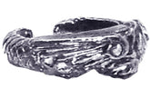 Pewter Ring - Anglo-Saxon & Norman - Dragon